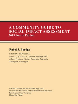 cover image of A Community Guide to Social Impact Assessment